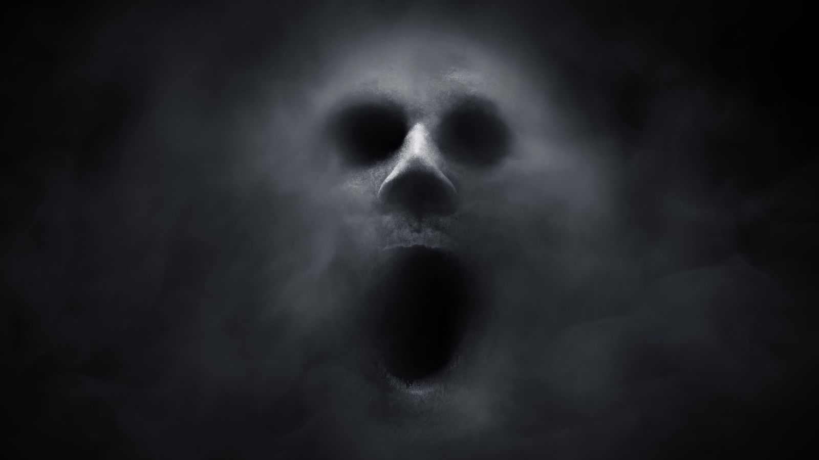 monster scary smoke